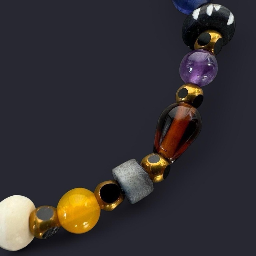 Boho Mixed Bead Bracelet - Picture 5 of 6